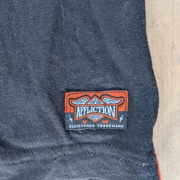Affliction American Customs "Live Fast" Motorcycle T-Shirt - 2XL - Picture 2 of 7